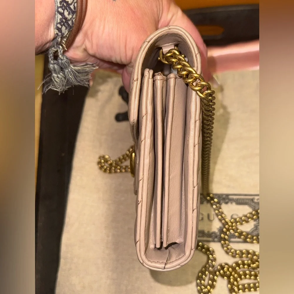 /traded/💯 Gucci Marmont Clutch/Wallet on a Chain - Picture 9 of 16